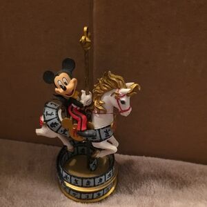 Disney Mickey Mouse Carousel- Gold, White, Black